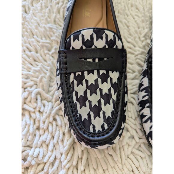 NWOT Flag LTD. Women's Morgan Nappa Grove houndstooth loafers  Sz 10M - Picture 7 of 8